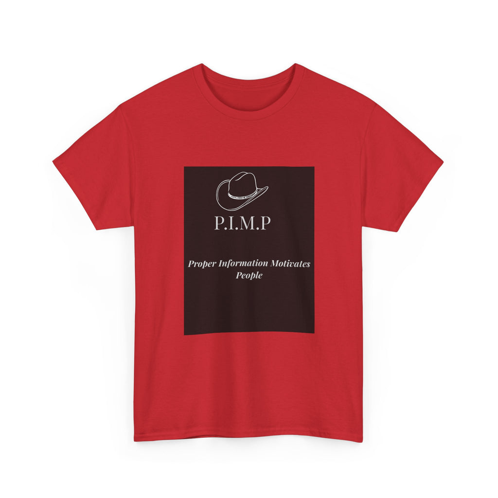 Graphic Tee — P.I.M.P. (Proper Information Motivates People) Logo T-Shirt
