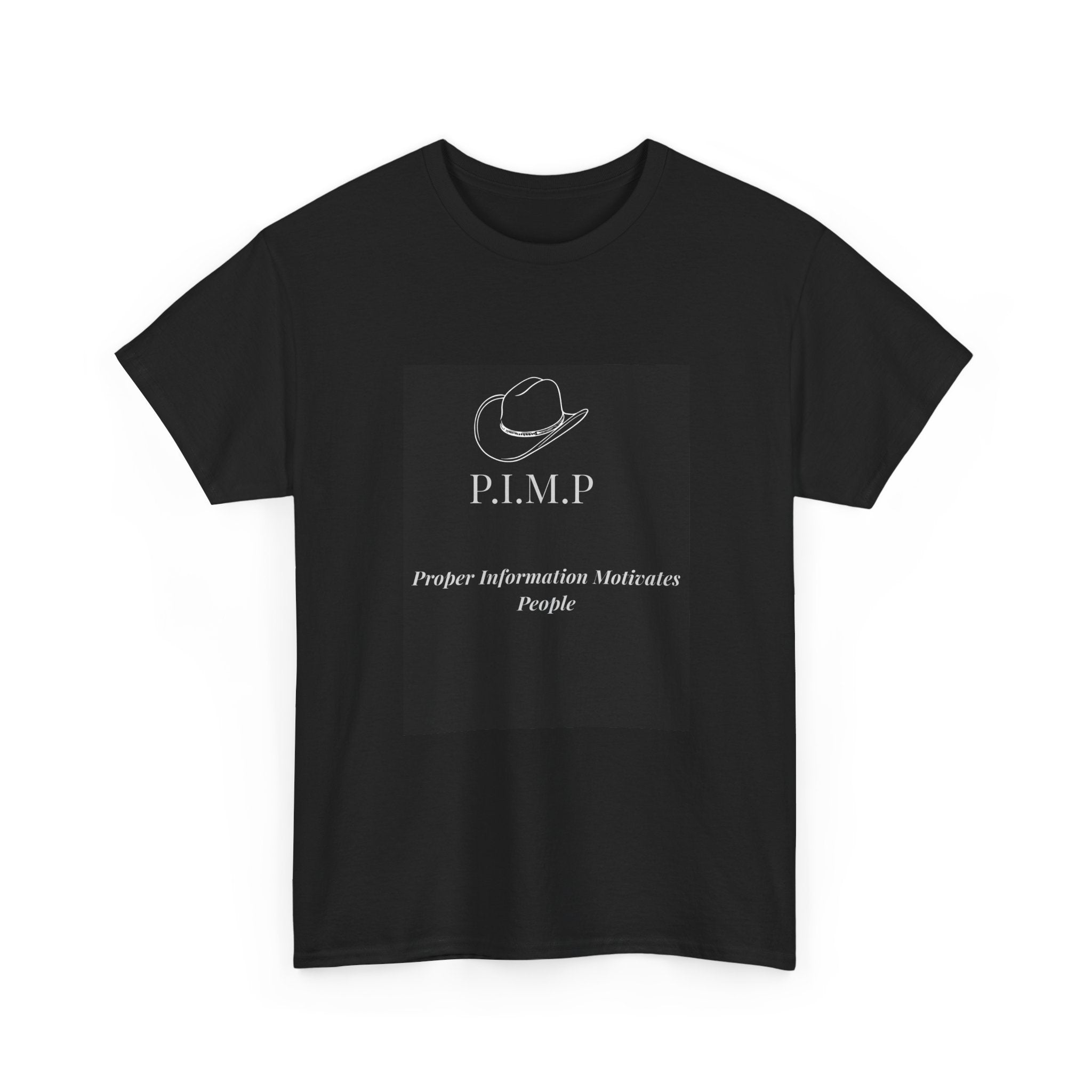 Graphic Tee — P.I.M.P. (Proper Information Motivates People) Logo T-Shirt