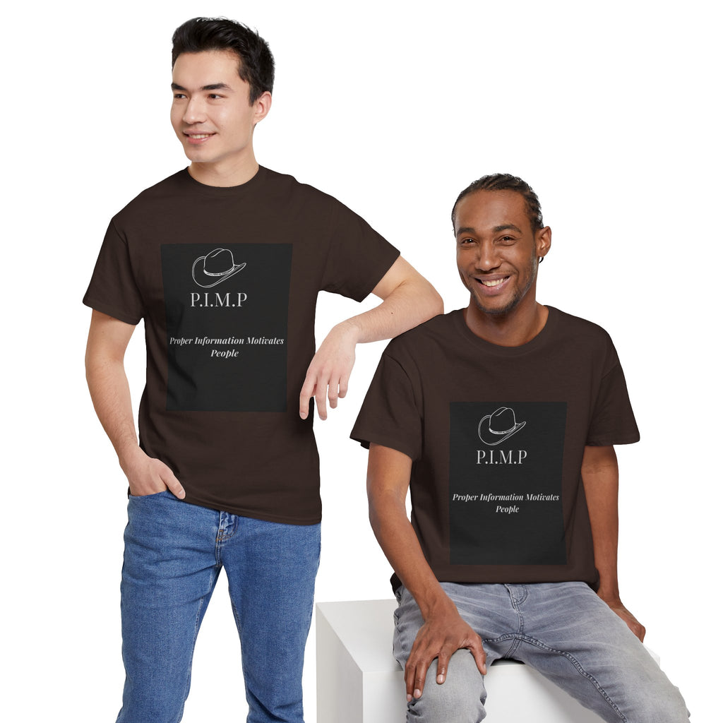 Graphic Tee — P.I.M.P. (Proper Information Motivates People) Logo T-Shirt