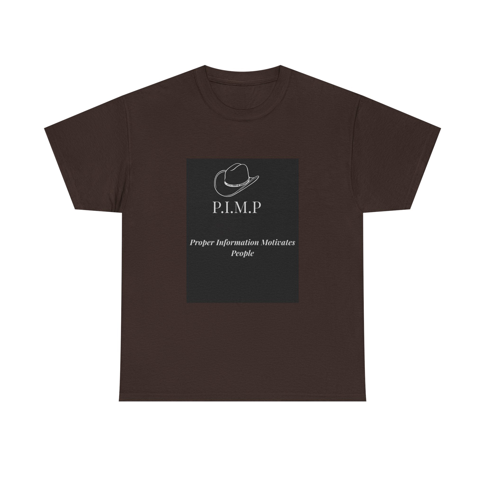 Graphic Tee — P.I.M.P. (Proper Information Motivates People) Logo T-Shirt