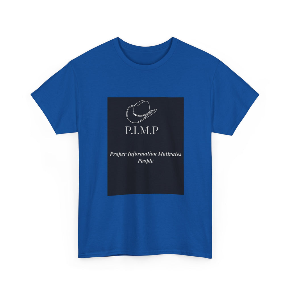 Graphic Tee — P.I.M.P. (Proper Information Motivates People) Logo T-Shirt