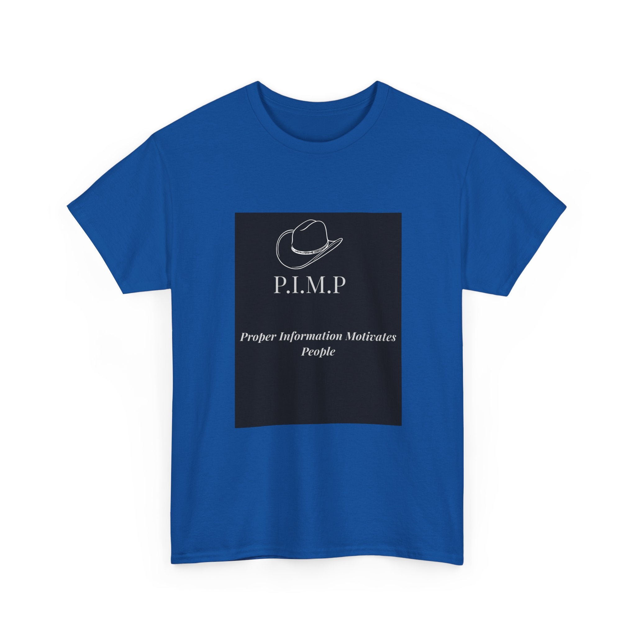 Graphic Tee — P.I.M.P. (Proper Information Motivates People) Logo T-Shirt