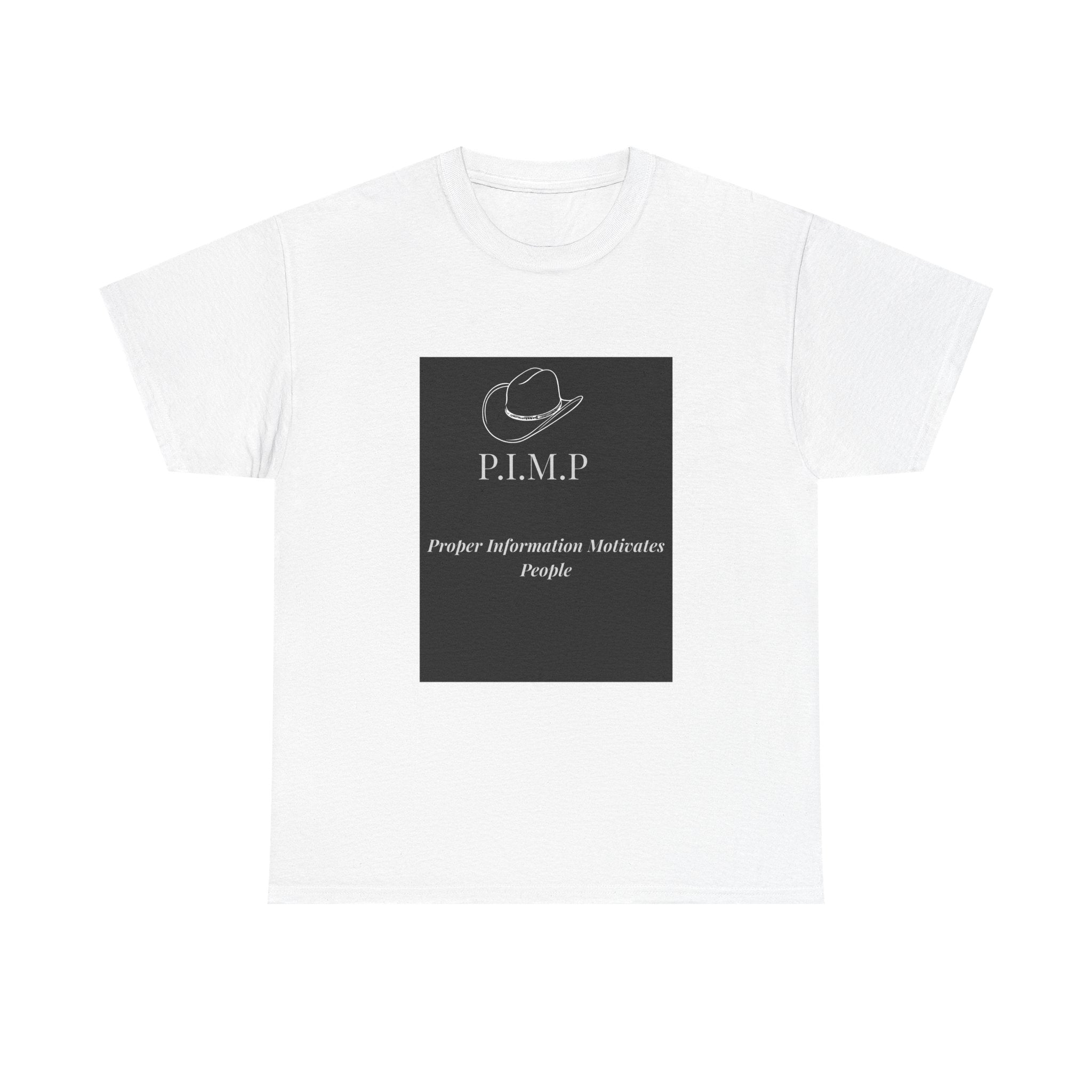 Graphic Tee — P.I.M.P. (Proper Information Motivates People) Logo T-Shirt