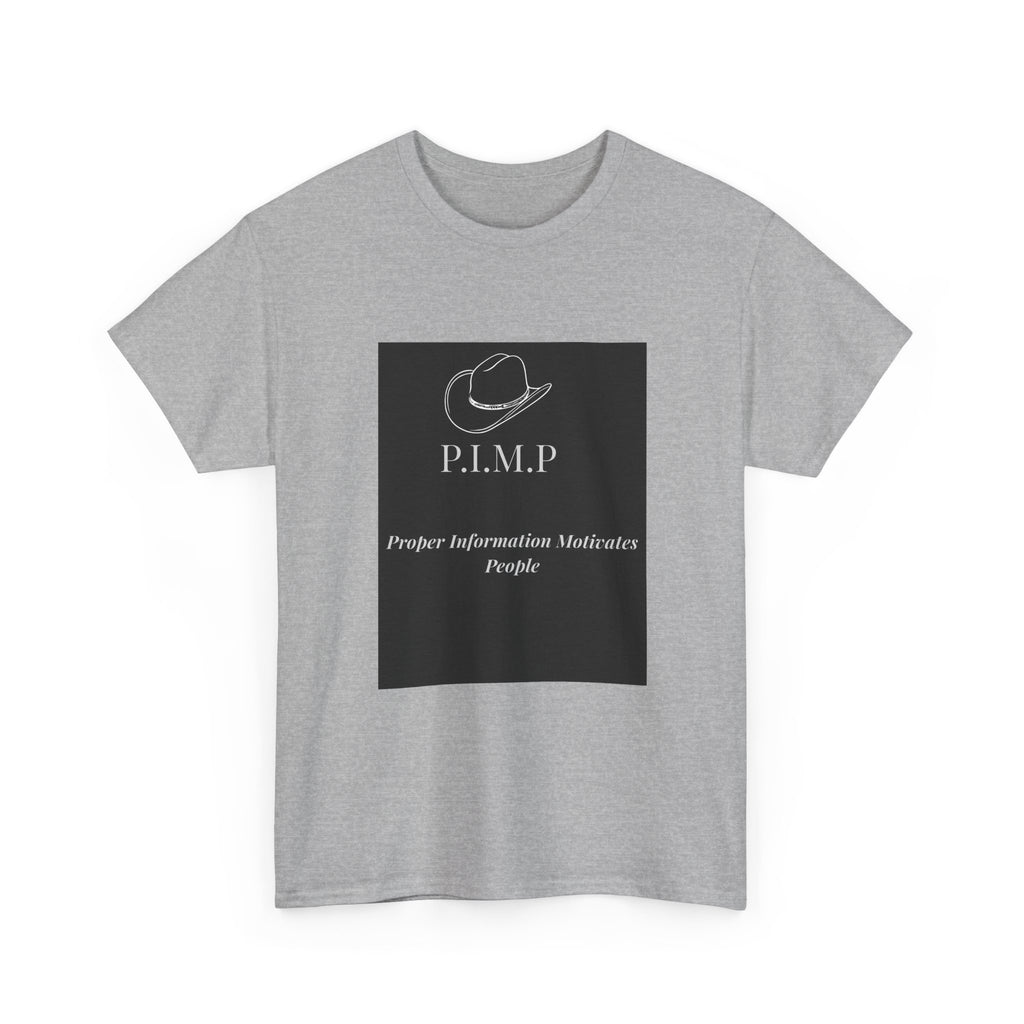 Graphic Tee — P.I.M.P. (Proper Information Motivates People) Logo T-Shirt