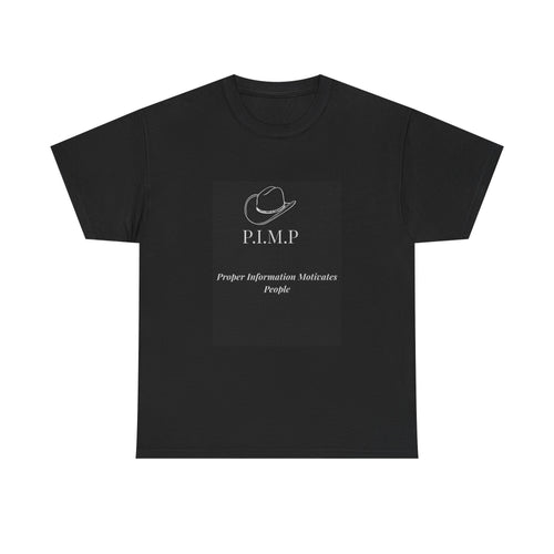 Graphic Tee — P.I.M.P. (Proper Information Motivates People) Logo T-Shirt