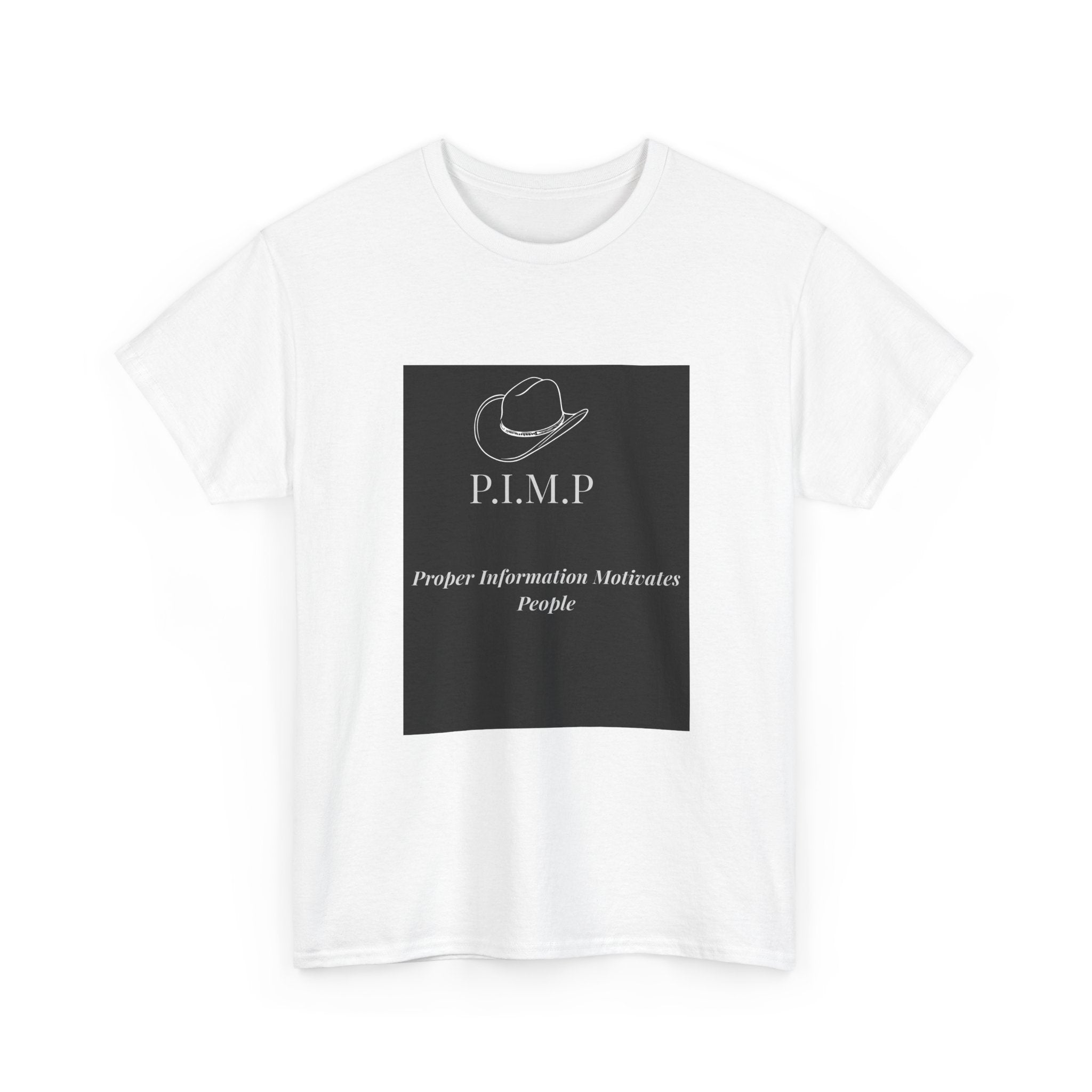 Graphic Tee — P.I.M.P. (Proper Information Motivates People) Logo T-Shirt